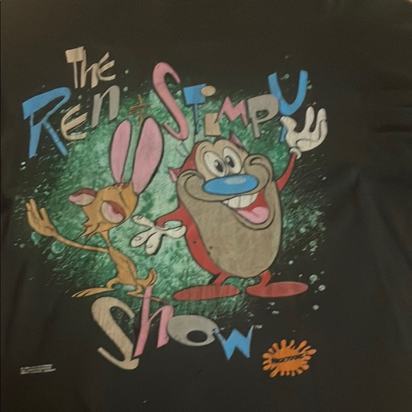 Black Ren & Stimpy Show Kids Shirt